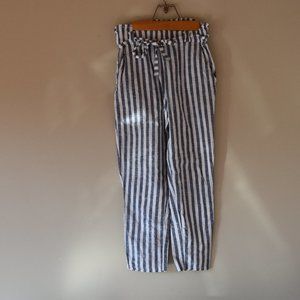 Blue Striped Beach Pants